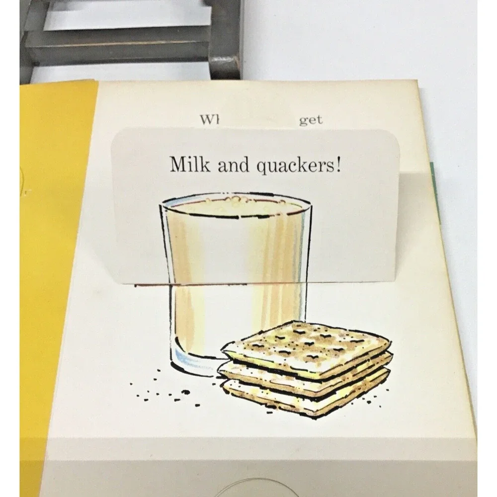 Vintage Pop-Up What Do You Get Hardcover Book Random House Movable Flaps 1960s